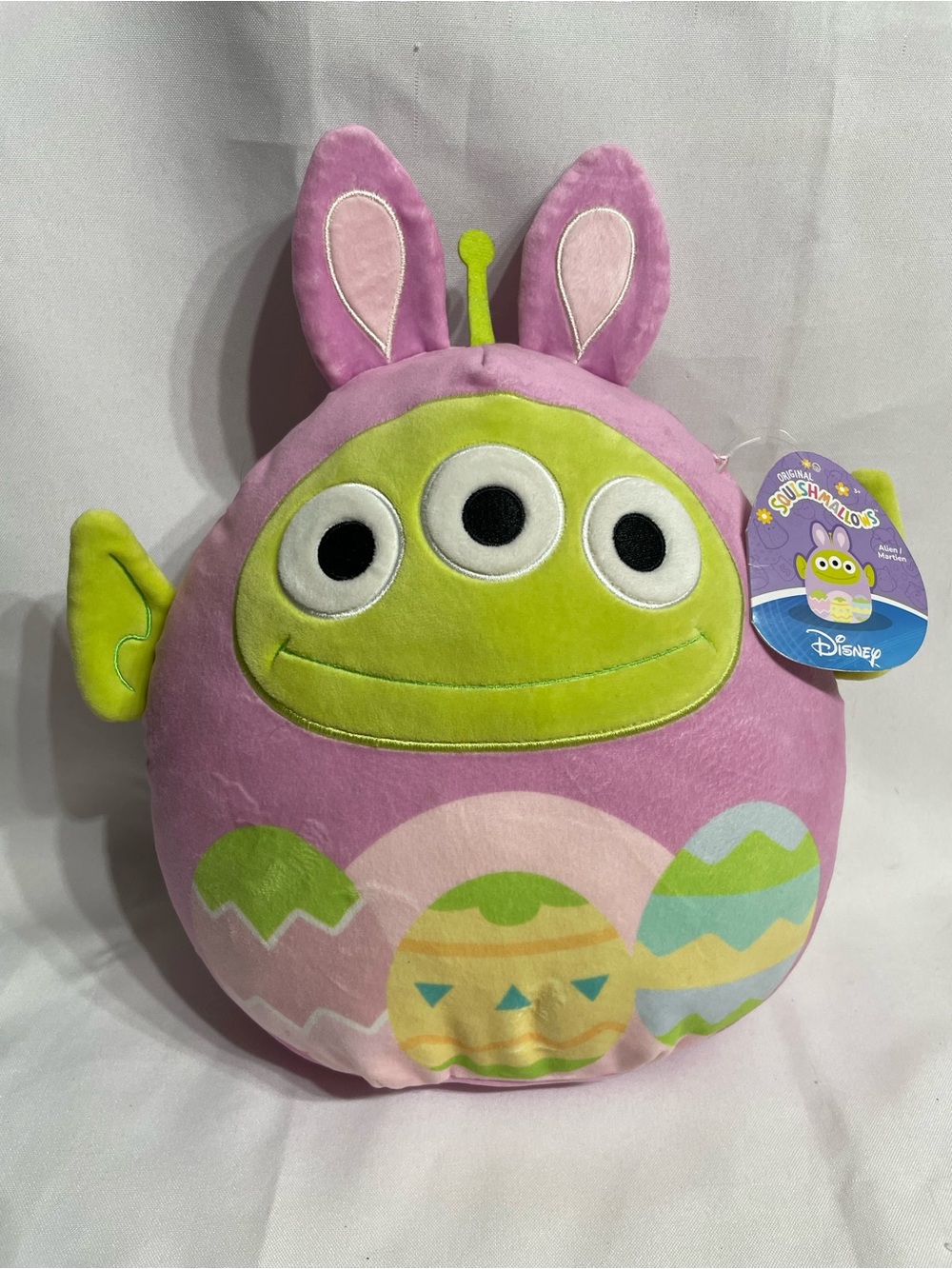 Disney Toy Story Alien Easter Bunny Squishmallow plush